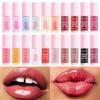 20 Colors Fruity Pearl Hydrating Jelly Lip Oil Long-lasting Moisturizing Water Gloss Lip Gloss Shimmering Warm Change Lip Tint