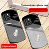 Градиентный тыквенный чехол из стекла для iPhone 16 Pro Max 15 Pro 14 13 12 Mini 11 XS Max XR 7 8 Plu SE 2022