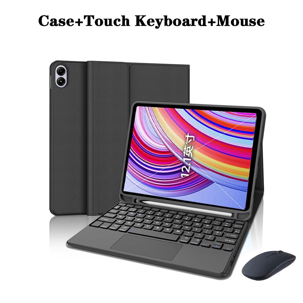 Keyboard Case for Redmi Pad Pro 12.1 lnch,For POCO Pad 12.1-lnch Tablet Case with Detachable Wireless Bluetooth Keyboard