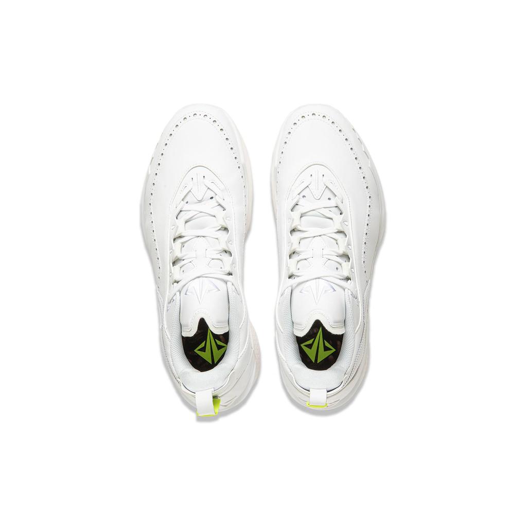 Li-Ning JB2 White Leather Men Sneakers Jimmy-White ABAT081-12