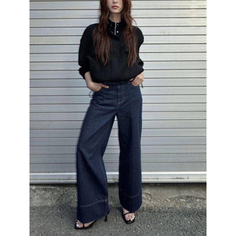 Za2024 Summer New Product Women's Clothes All-Matching Short Long Sleeves Loose Zip Plaid Outwear 8372550 800