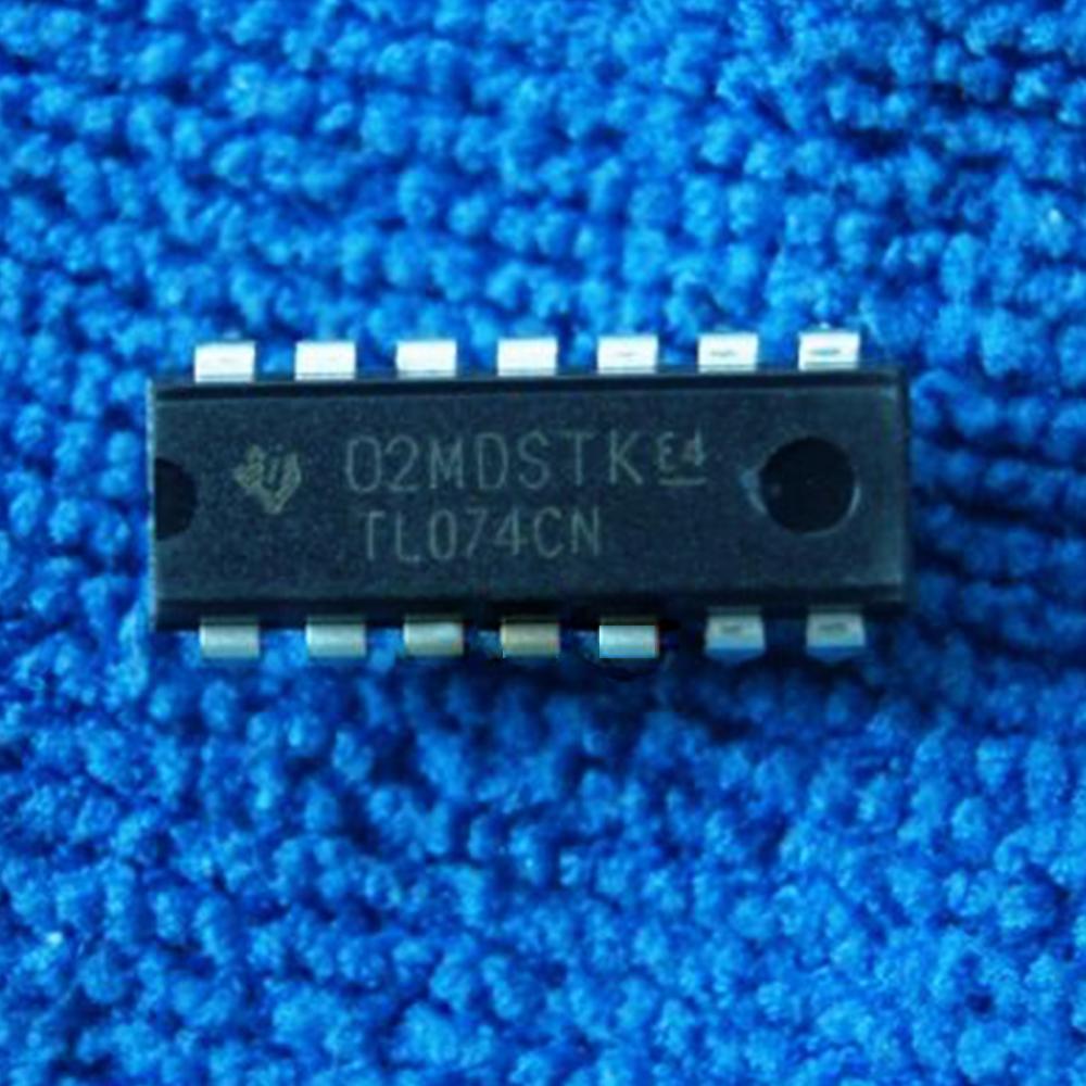 20PCS TI TL074CN TL074 Low Noise JFET Quad Op-Amp DIP-14 OP AMP QUAD 14DIP