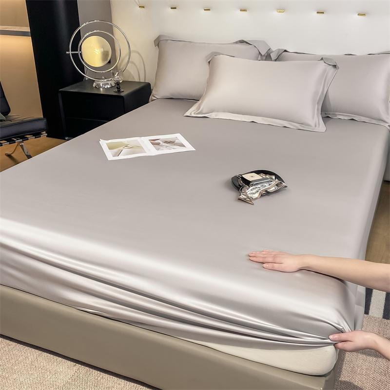 Набор из 3 шт., 100% бамбуковый чехол для матраса, наматрасник, простыня с резинкой, простыня, 1000 нитей, размер Queen King Size