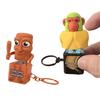Tung Tung Tung Sahur Keychain Vioce LED Key Press Button Italian Brainrot Tralalero Tralala Shark Bag Pendants Key Accessories
