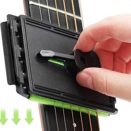 1/2/3 шт. Очиститель струн для гитары Акустическая Электрогитара Бас Укулеле Скраббер для струн Уход за накладкой грифа и ладами Инструмент для чистки