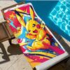 Яркое пляжное полотенце с Пикачу, принт Pokemon в стиле граффити, супервпитывающее микрофибровое полотенце для пляжа, бассейна, кемпинга