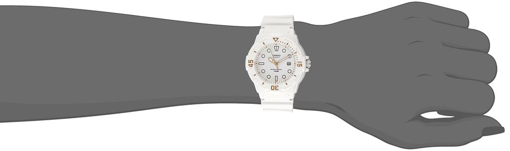 Casio Dive Series Diver Lock White Watch Women's LRW200H-7E2VCF