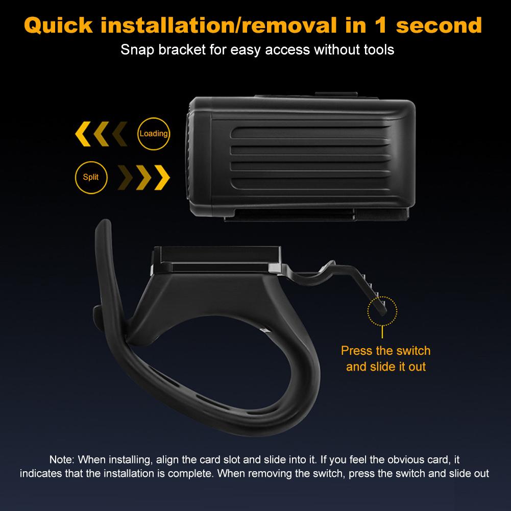 LED Bicycle Headlight High Beam Low Beam LED Cycling Lantern USB Charging MTB Road Bike Headlight 1200mAh Bicycle Accessories