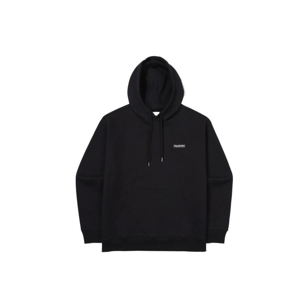 Fila Толстовки Унисекс Черные С капюшоном Умеренный Обычный FS2POF1132X-BLK