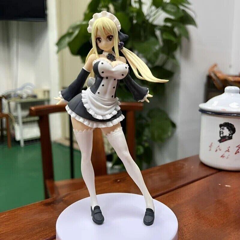 Аниме Fairy Tail Люси Девушка ПВХ горничная фигурка кукла статуэтка модель игрушки 18 см без коробки