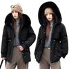 Pie Overcome Women's Medium and Long New Winter Loose Velvet Thickened Cotton-padded Jacket Tooling Jacket