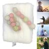 25/37/44MMx20M Fishing Bait Mesh Bag Portable PVA Water Soluble Solid Bait Refill Boilie Lure Wrap Net Pouch Carp Fishing Accessories