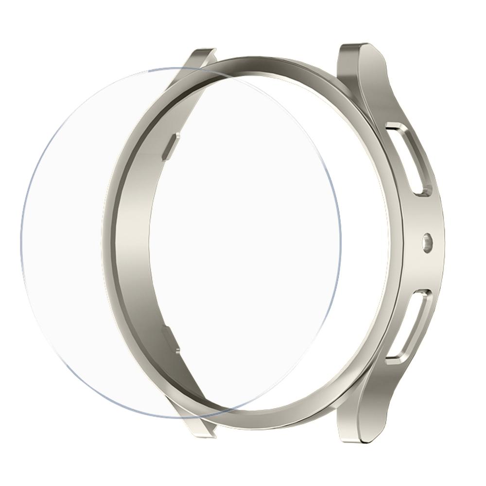 Защитная пленка для Samsung Galaxy Watch 6 44 мм 40 мм, корпус-рамка из ПК, бампер, крышка + закаленное стекло для Galaxy Watch6 Classic 43 мм 47 мм