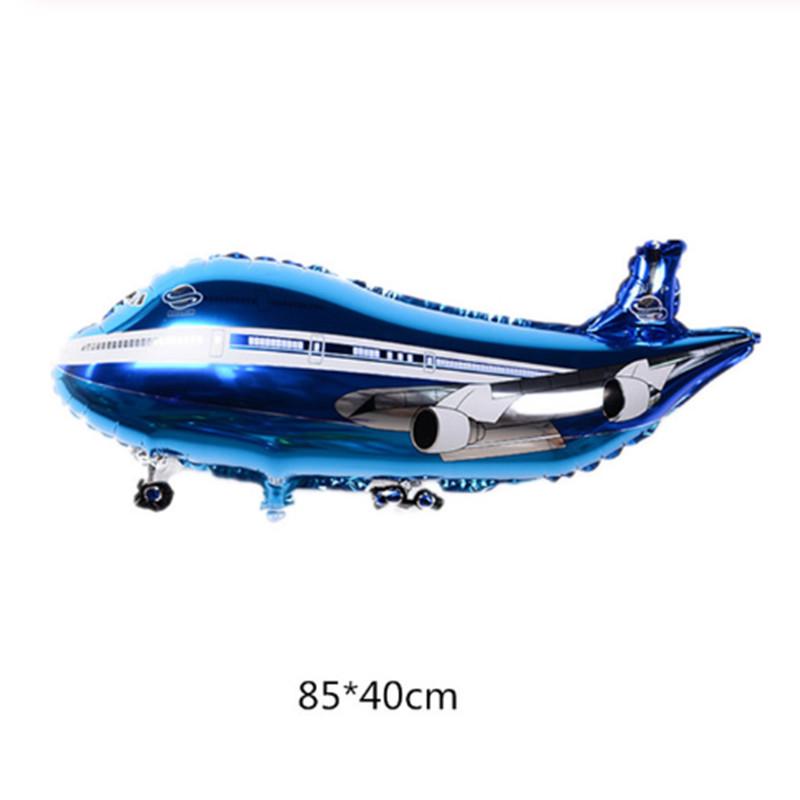 85*40cm Airplane Balloons Plane Shaped Balloons for Boy's Toys Baby Shower Birthday Party Decoration AVE