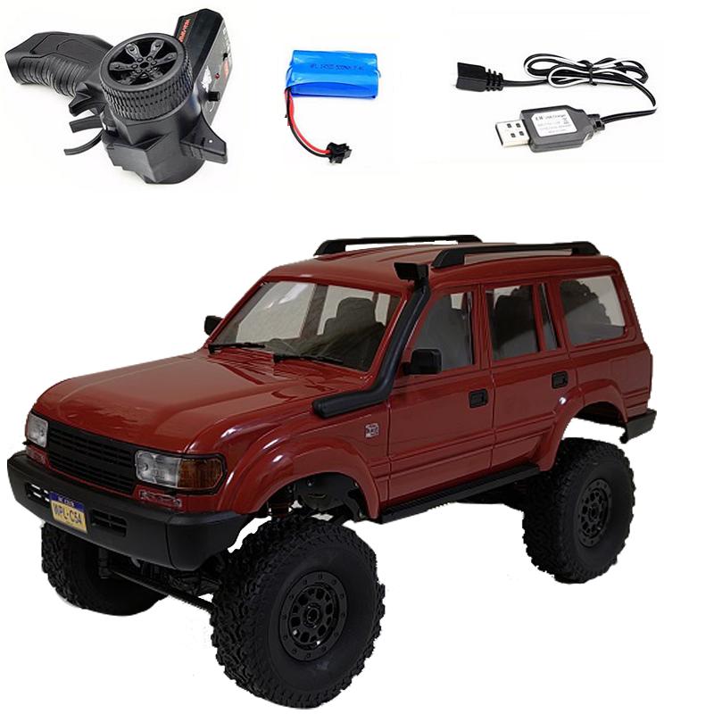 WPL C54-1 4WD 2.4G Внедорожник LC80 Машина на радиоуправлении RC Гусеничный Багги Движущаяся Машина Детские Машинки на Батарейках Подарок для Мальчиков