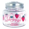 Kanesho Pottery Dick Bruna Candy Pot Glass Canister Storage Container 9cm MIFFY STRAWBERRY Strawberry Made In Japan 404168 (Kaneshotouki) "Miffy"