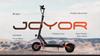 JOYOR S10-S-Z 2000W Dual Motor Electric Scooter, 60V 18Ah, 85km Range, 10" Off-Road Tires, Hydraulic Brakes, Foldable