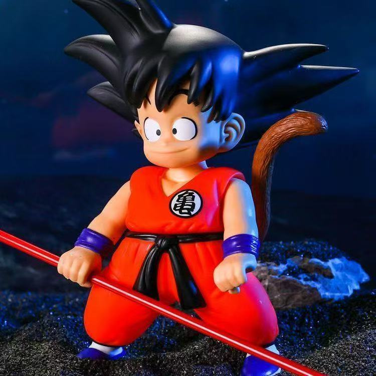 JT studio Same style Wukong holding a stick dragon ballz figures anime Chinese Kung Fu Handsome PVC Mini hot Model Gift Toys