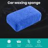 Soft Microfiber Applicator Pad Super Water Absorbent Car Waxing Wash Sponge Cleaning Pad Auto Accessories