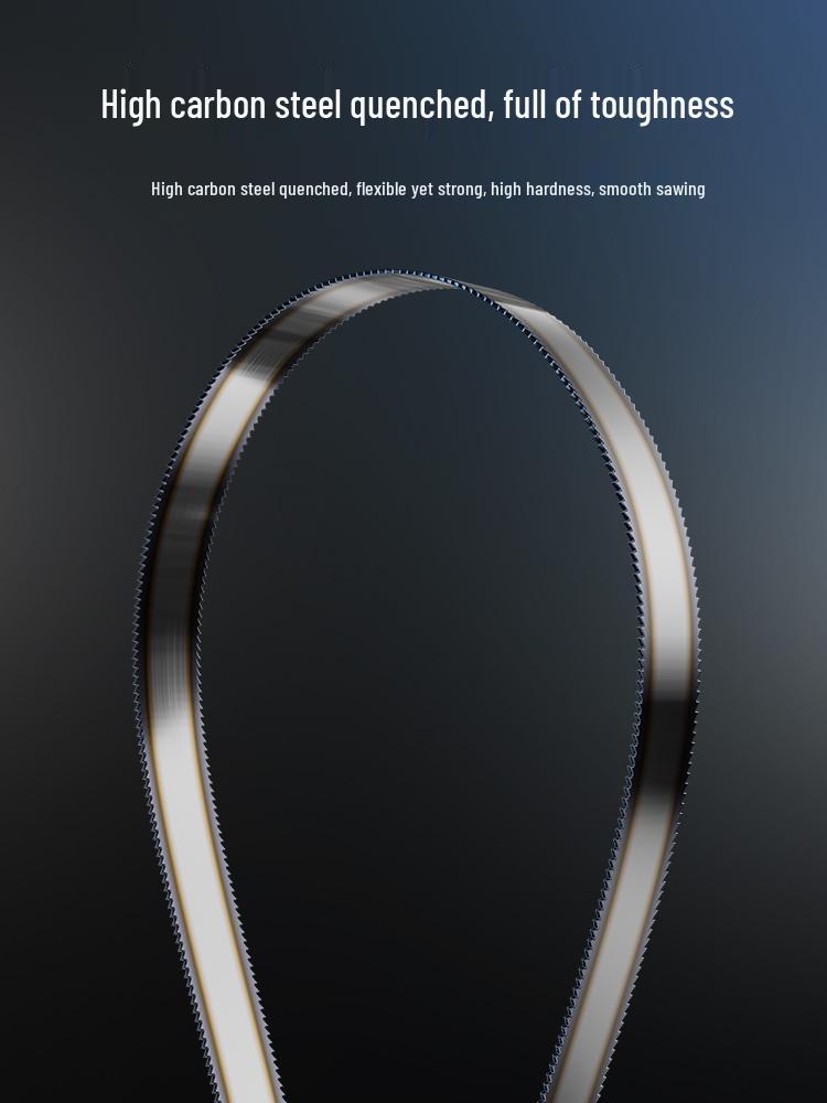 Hand Hacksaw Blade - High Hardness Manganese Steel for Woodworking and Metal Cutting