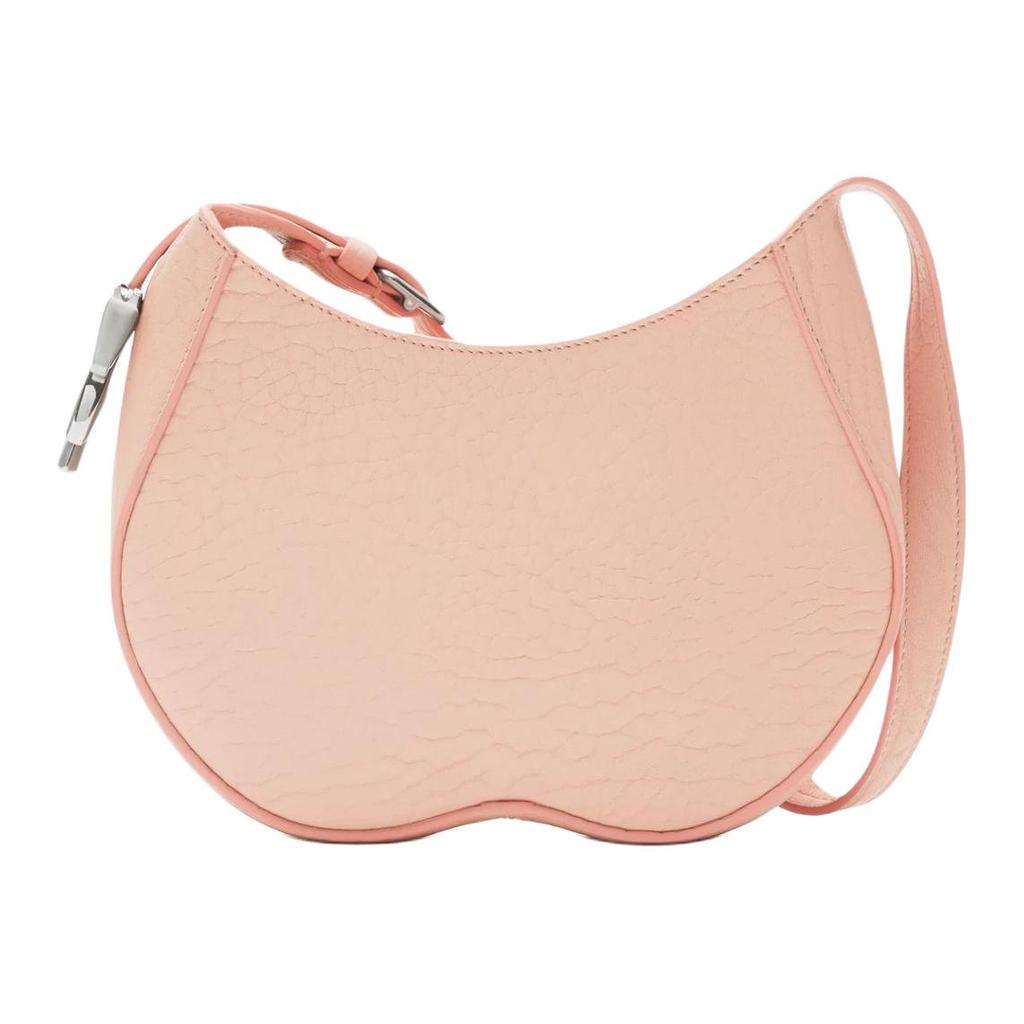 Burberry Adjustable B Buckle Zipper Closure Calfskin Tote Shoulder Bag Women Bags Pink 80835111
