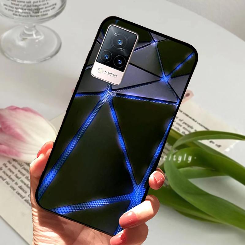 Для vivo V21 5G 4G V21E Чехол Мягкий Силиконовый Телефон TPU Coque Чехол для Vivo V21E v21 V 21e 21 V2050 V2061 Защитный Fundas Оболочка