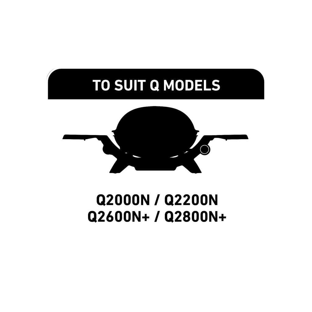Weber Портативный газовый гриль с крышкой, японский продукт с Q2800N+ (Номер продукта 3400143) [Официальная 2-летняя гарантия]
