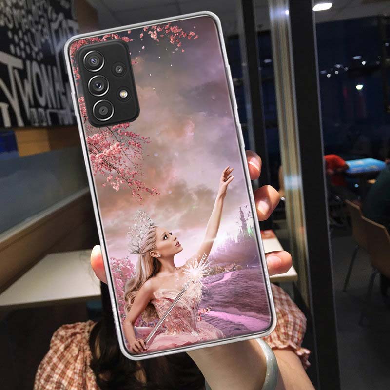 Чехол для телефона Ariana Grande для Samsung A54 A57 A37 A17 A14 A15 A12 A24 A34 A55 A35 A25 A52S A07 A05S A04S A22 A32 A72 Galaxy Note