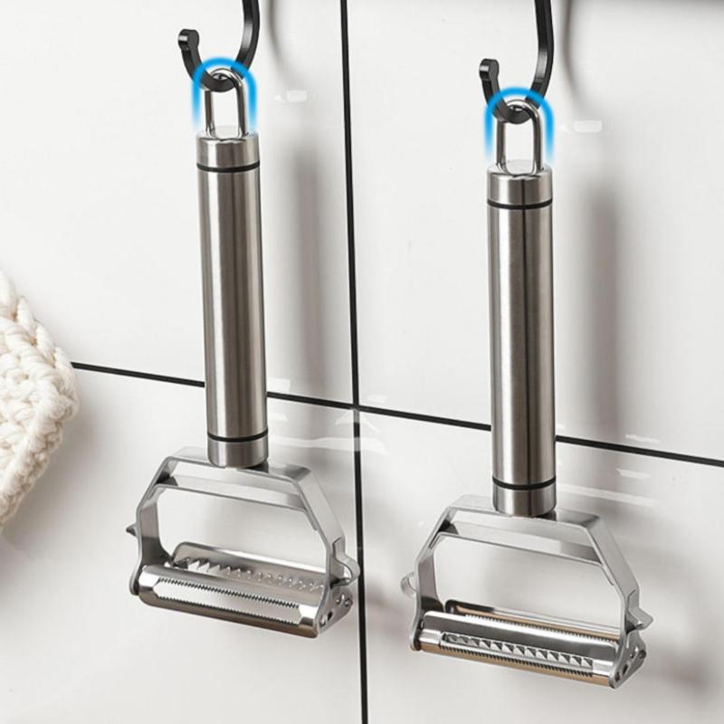 Efficient Kitchen Peeler and Grater Multifunctional Stainless Steel Tool for Hassle-Free Food Prep