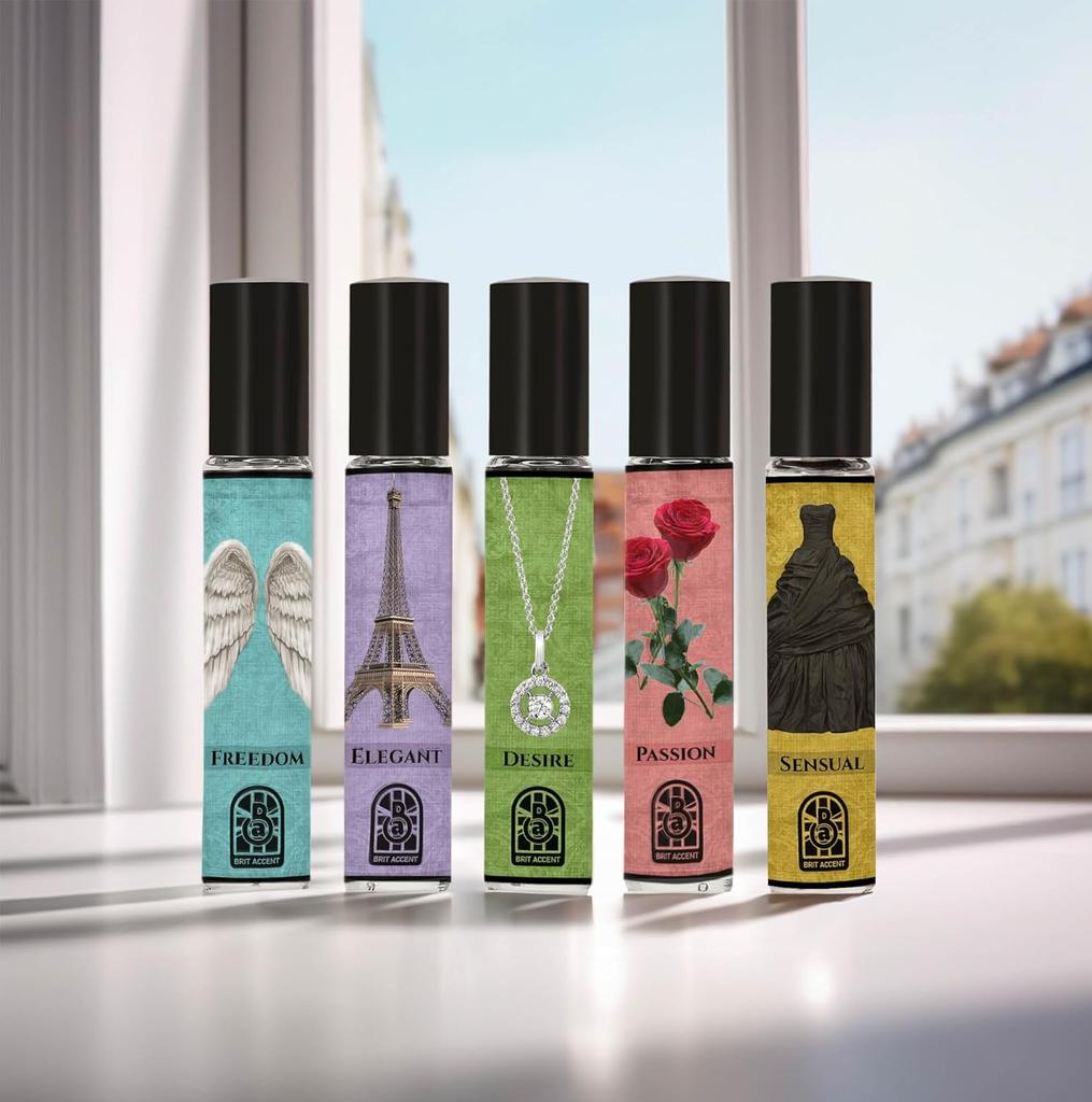 Роскошный подарочный набор для женщин || Набор 5*16 мл || Чувственность, элегантность, страсть, желание, свобода||Стойкий парфюм для женщин|| Лучший подарочный набор для женщин||