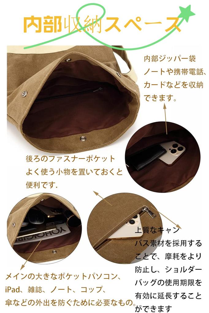 Shoulder Tote Canvas Crossbody Shoulder Large Water Crossbody Unisex [Clair&Gina] Bag, Bag, Bag, Bag, Capacity, Lightweight, Repellent, Bag, Men's,