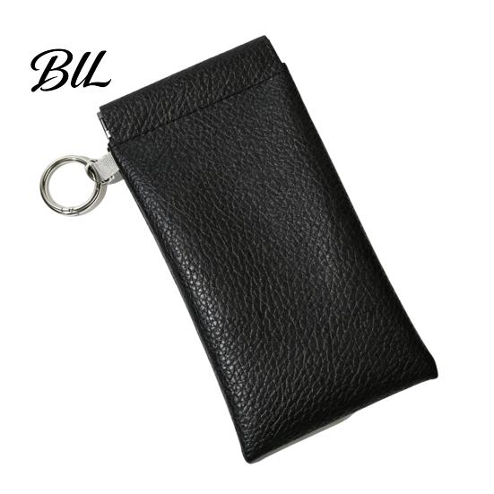 Protective Sunglasses Case Portable Faux Leather Bag with Hook for Women, Compact Organizer Travel Eyewear Lipstick And Small Cosmetics, Self Closing