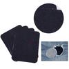 12pcs Square Shape Iron-on Patches Premium Quality Fabric Repair Patches  For Clothing