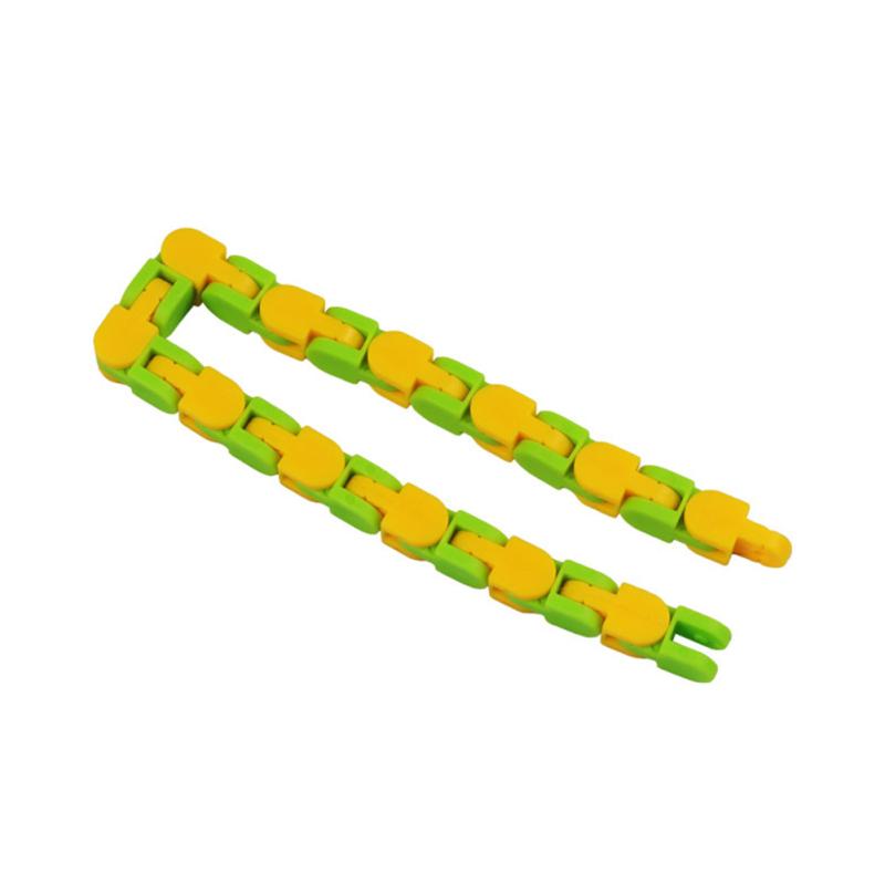 Пластиковый велосипедный трек Diy, декомпрессионная цепочка, игрушка, волшебный браслет с жидкостью, дурацкие треки