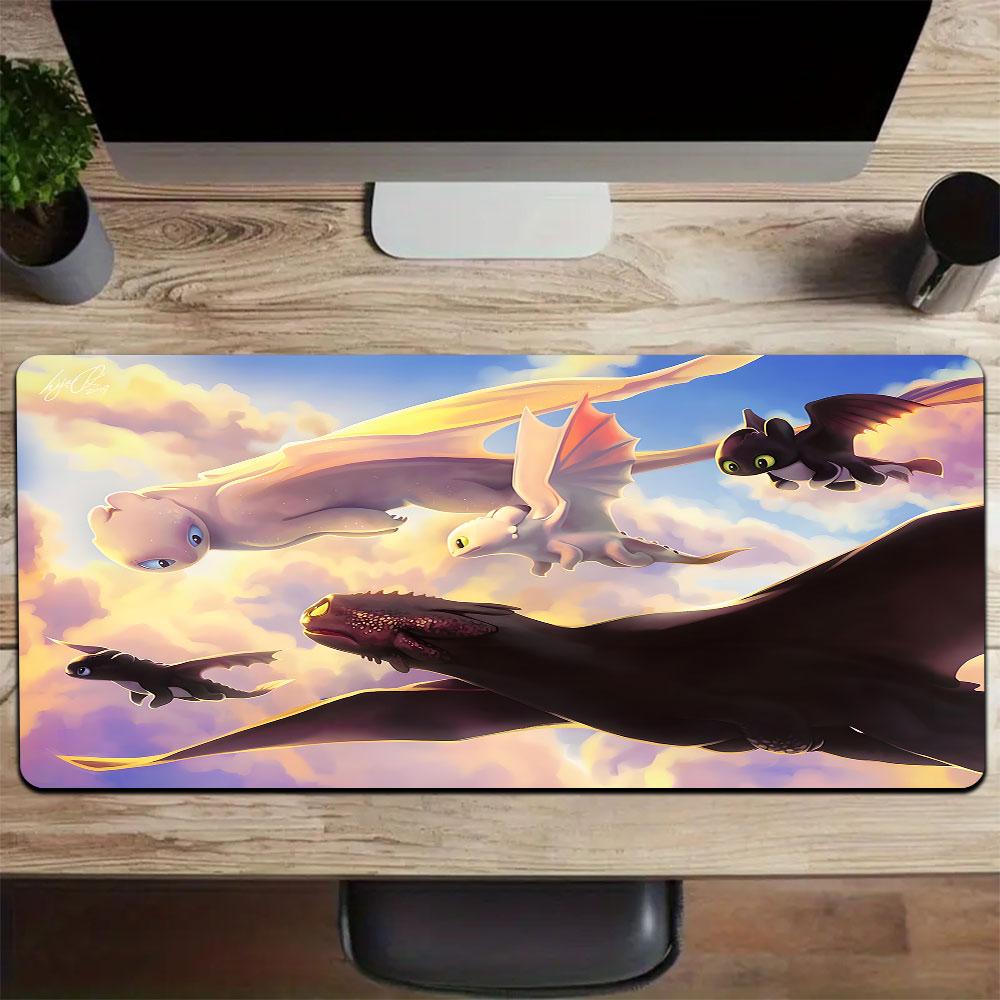 pc Night FuryLarge Mouse Pad computer mat Desk Mat keyboard mat Office Gaming Table Mat