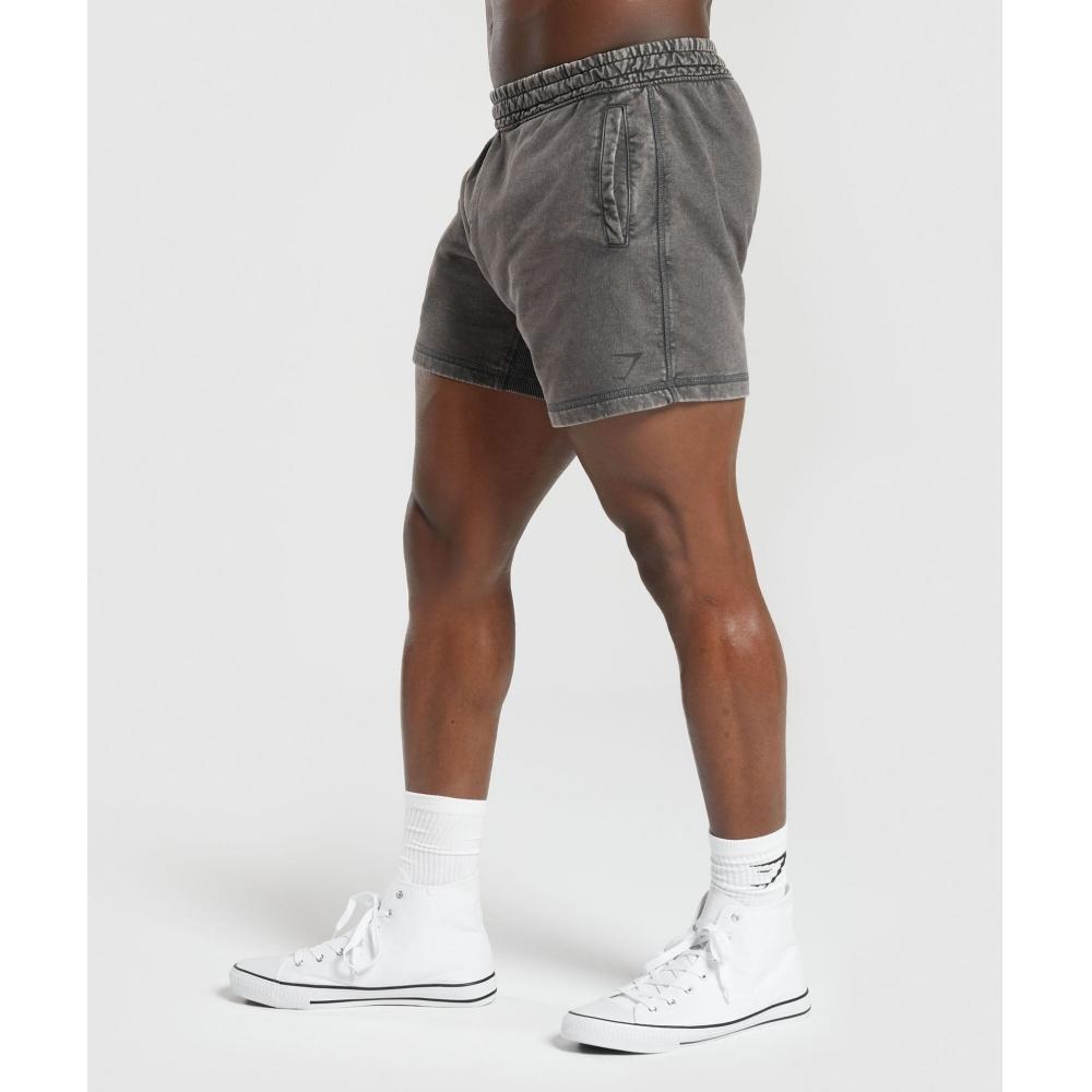 Gymshark Шорты Heritage 5 Оникс Серый A4a8k Gb8n