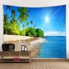 Tropical Beach Tapestry Nordic Style Starry Sky Tapestry Tapestry Bedroom Psychedelic Tapestry