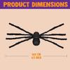 Joyfy 2 Pack 5 FT Giant Spider Halloween Decorations Scary Spider for Halloween Decorations Outdoor Party Decorations
