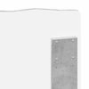 Headboard Concrete Grey Particleboard