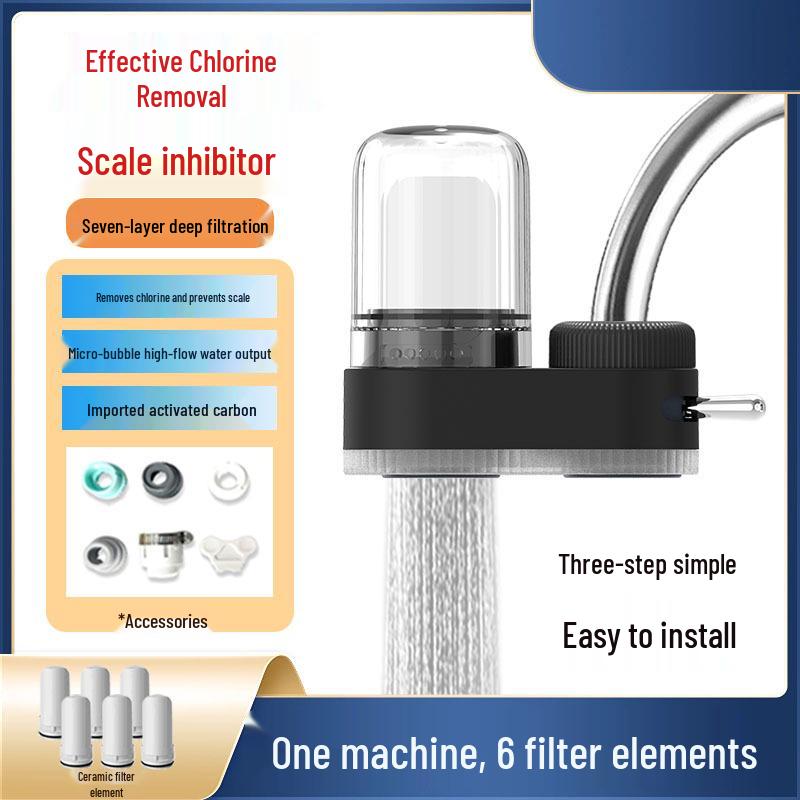 Очиститель воды для кухонного крана Фильтр для дехлорирования и защиты от брызг