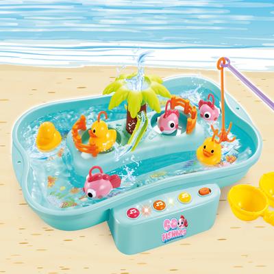 Ogi Mogi Игрушки Водная циркуляционная рыбалка игра с батарейками и музыкой