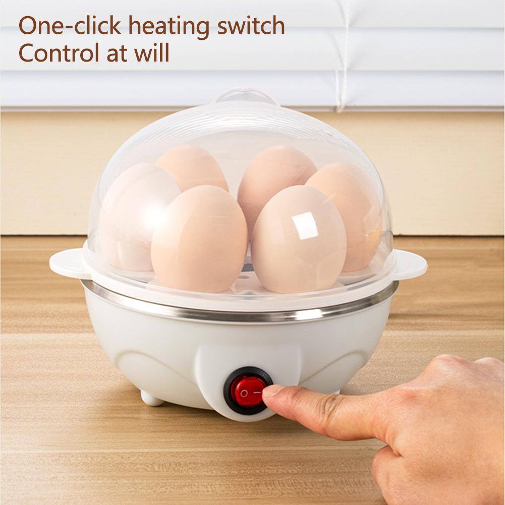 Многофункциональная мини-пароварка для яиц, электрическая пароварка с одним касанием для яиц/кукурузы/сладкого картофеля/молока, быстрая готовка завтрака, кухонная техника, удобная для детей