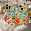 Phone case: 2D flat, suitable for iPhone 18, 17, 16, 15, 14, 13, 12 Pro protective cases, summer beach paradise, perfect holiday gift for Christmas an