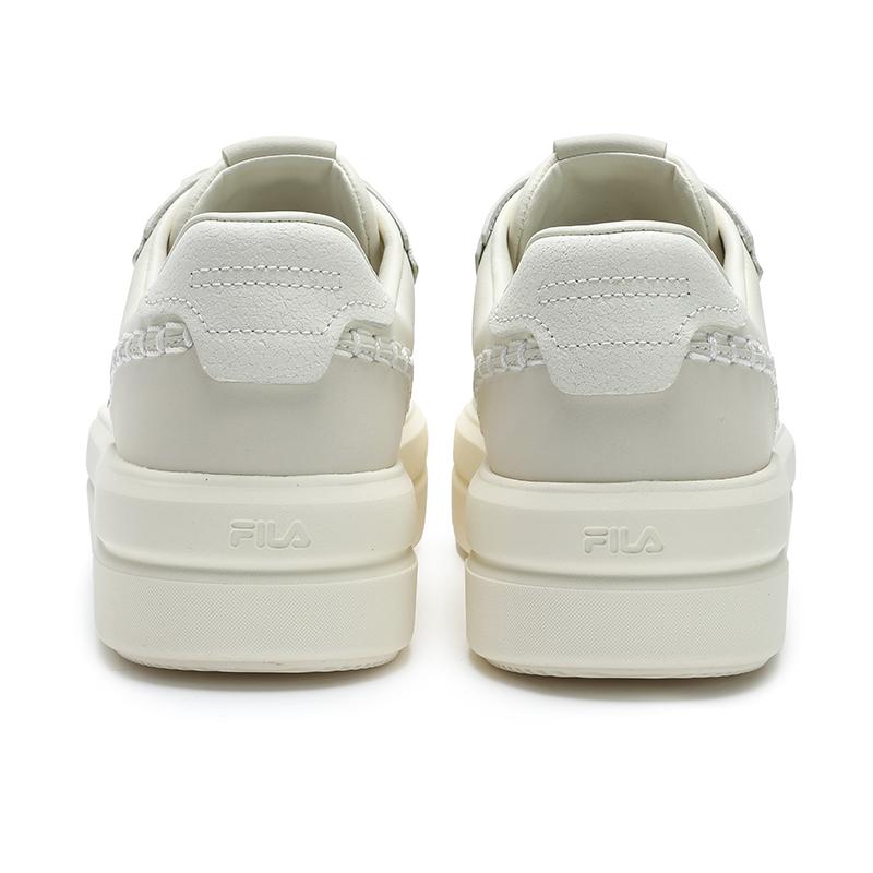 Fila Victoria Повседневные Минималистичные Универсальные Однотонные Кроссовки Женские Кроссовки Молочно-Белые F12W431205FAW