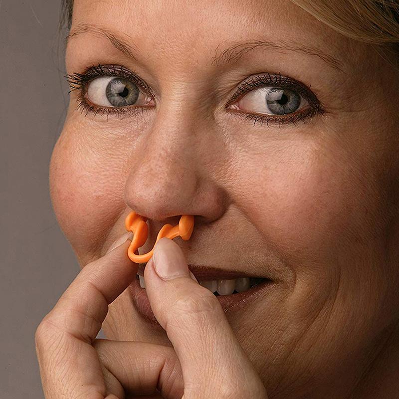 1 шт. прозрачный/оранжевый силиконовый зажим для носа, антихраповый расширитель для носа, помощь при храпе, легкое дыхание, улучшение сна, ринит