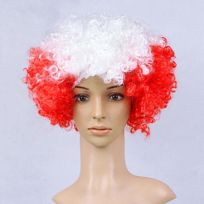 World Cup Party Wig – Colorful National Flag Hairpiece for Football Fans, Carnival & Festivals (Reusable, Hypoallergenic)