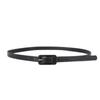 Slim Side PU Leather Belt Korean Style Candy Color Waistband Simple Thin Waist Belt  Daily