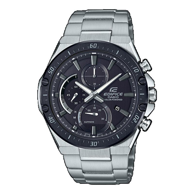 Casio Мужские аналоговые кварцевые часы Edifice из нержавеющей стали, водонепроницаемые 100 м EFS-S560YDB-1A