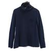 Long Sleeve Turtleneck Cut 2 Navy Tulle Lining Women Used