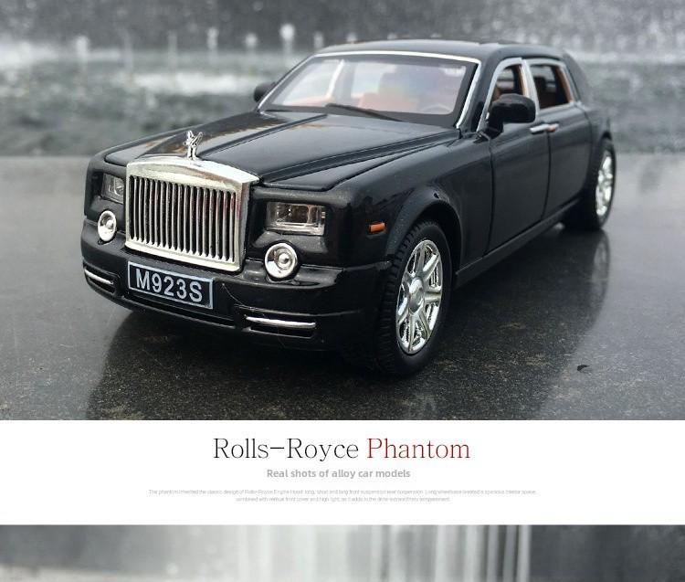 1:Игрушечная машинка Rolls-Royce Phantom VII в масштабе 24 дюйма со звуком и светом, шесть дверей, для мальчиков.